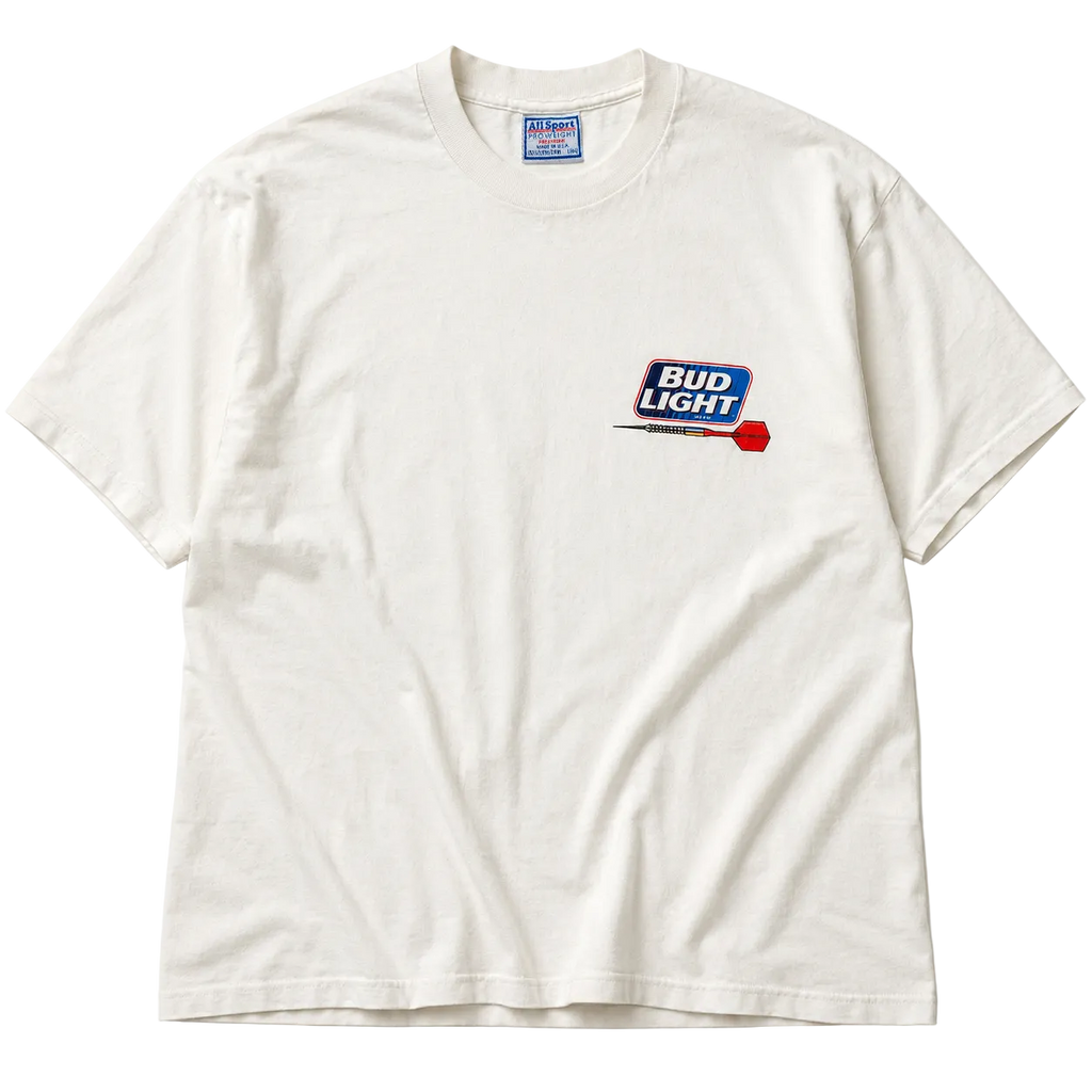 BUD LIGHT DARTS TEAM MEMBER 1995 GRAPHIC TEE (L)