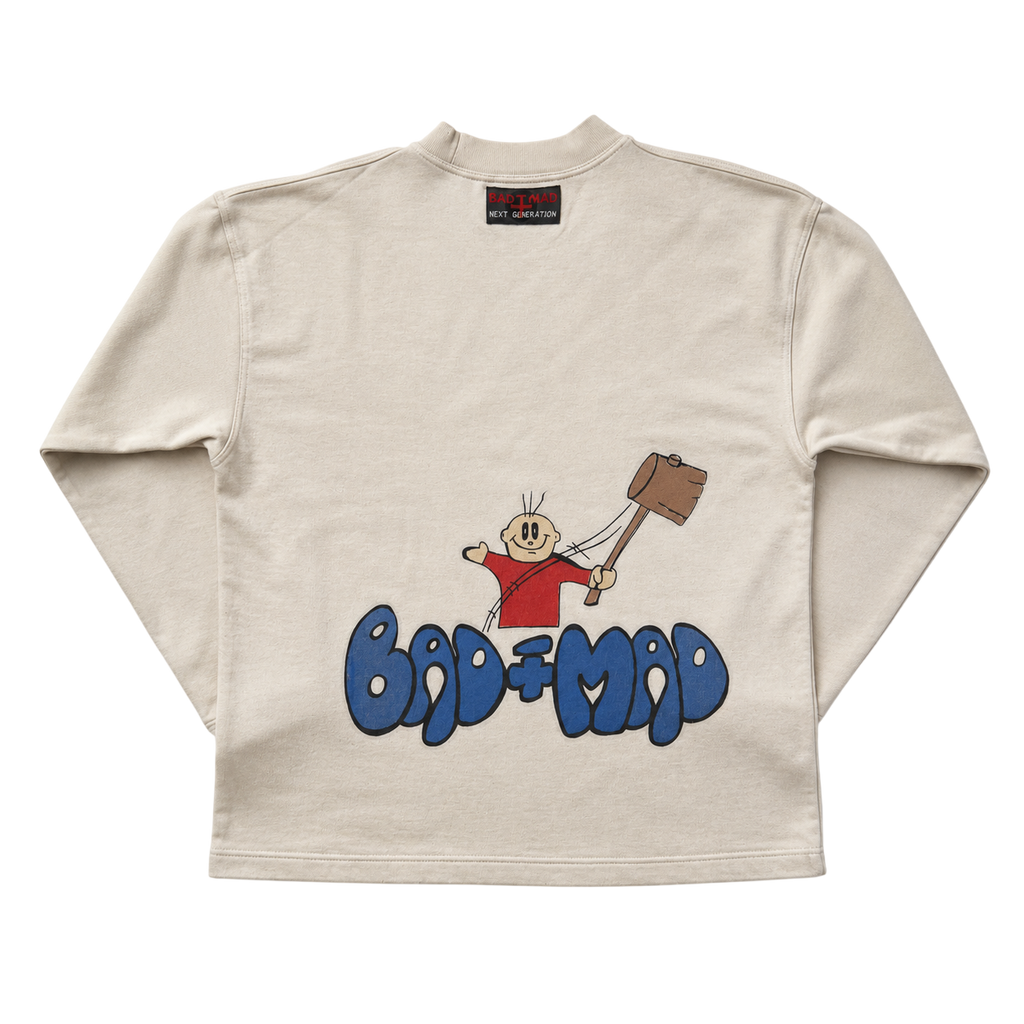 BAD+MAD NEXT GENERATION GRAPHIC SWEATER (XL)