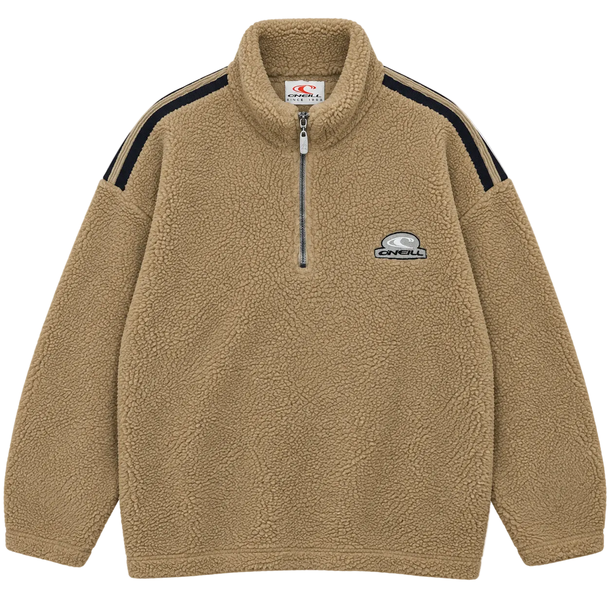O'NEILL TEDDY FLEECE QUARTER ZIP SWEATER (XL)