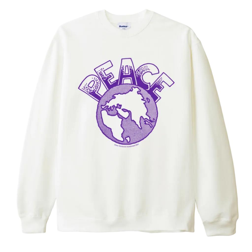 BUTTER GOODS PEACE SWEATER (S)