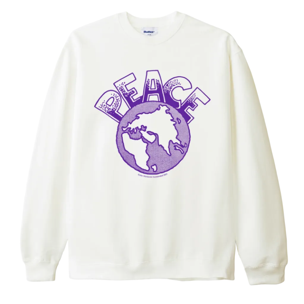 BUTTER GOODS PEACE SWEATER (S)