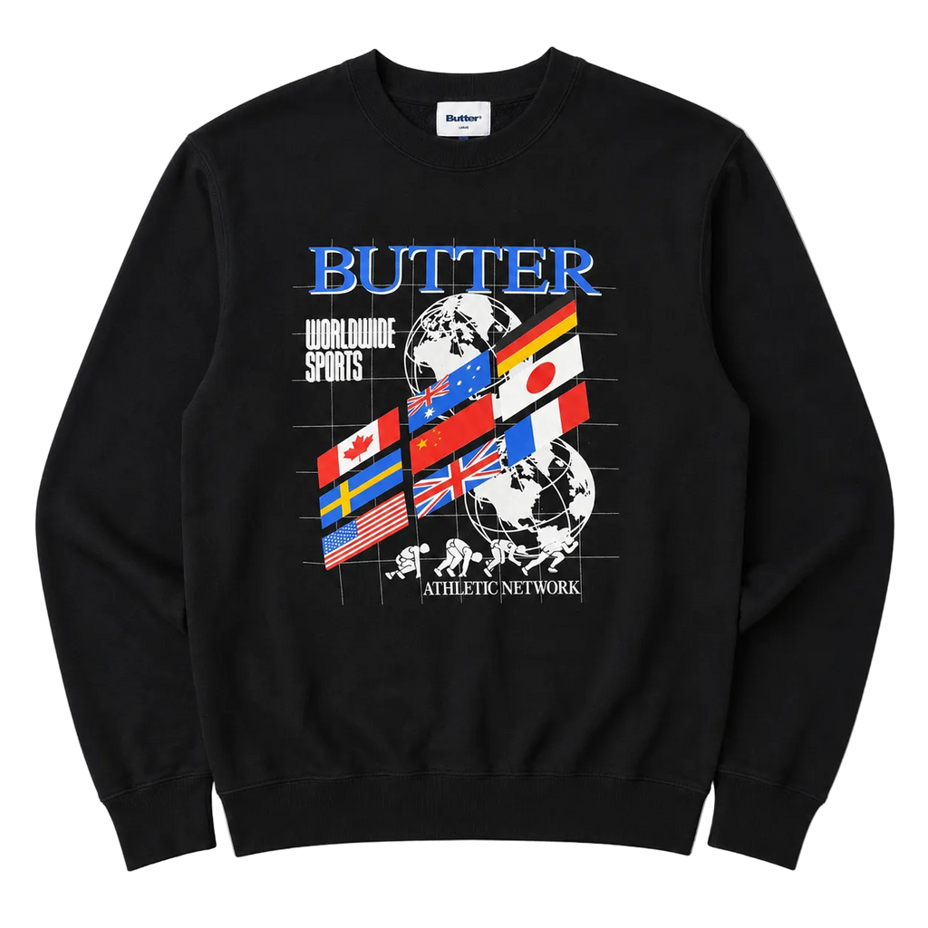 BUTTER GOODS TRACK SWEATER (L)