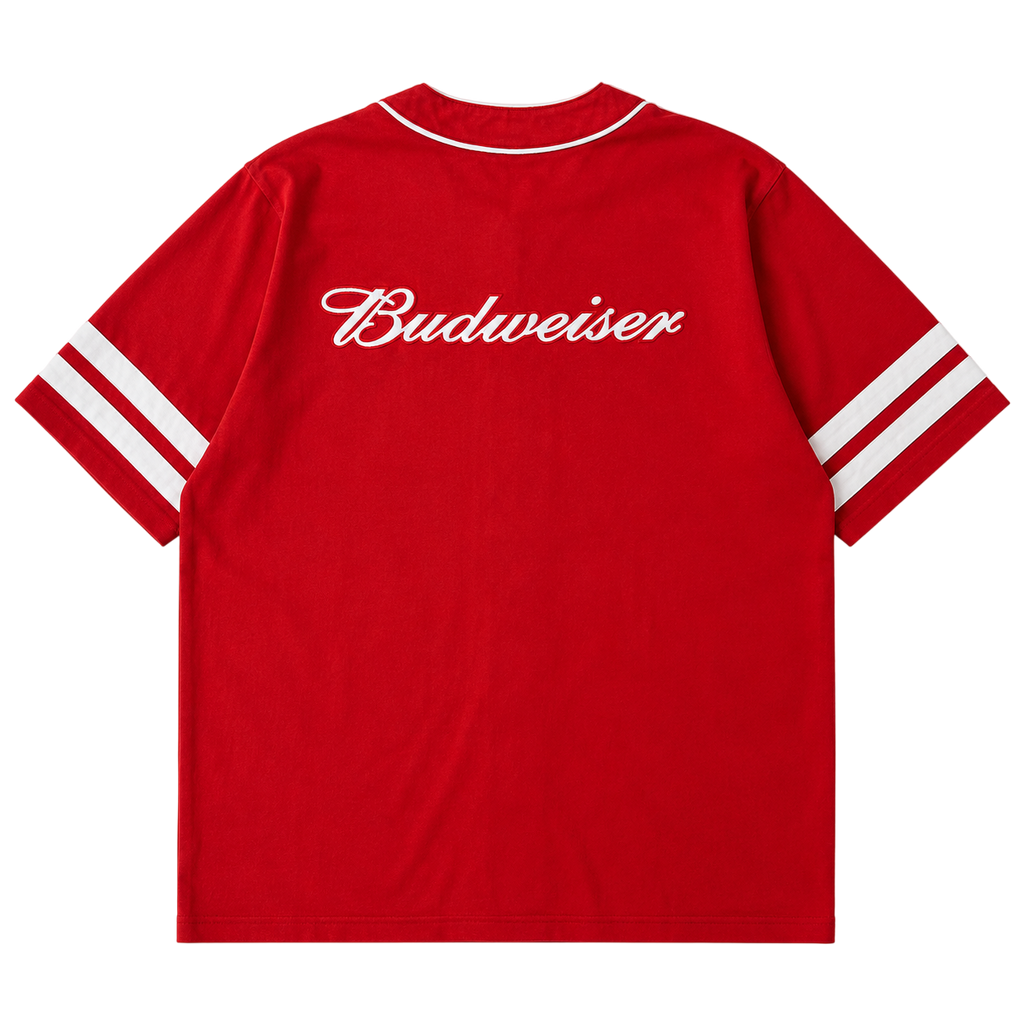 BUDWEISER BASEBALL JERSEY (XXL)