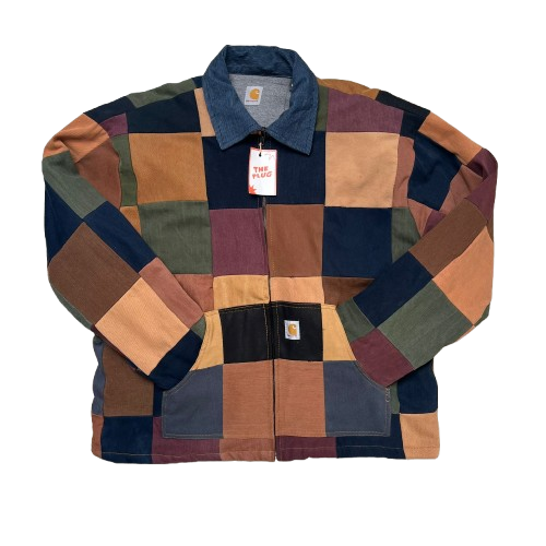 CARHARTT CHECKERED REWORKED JACKET (L)