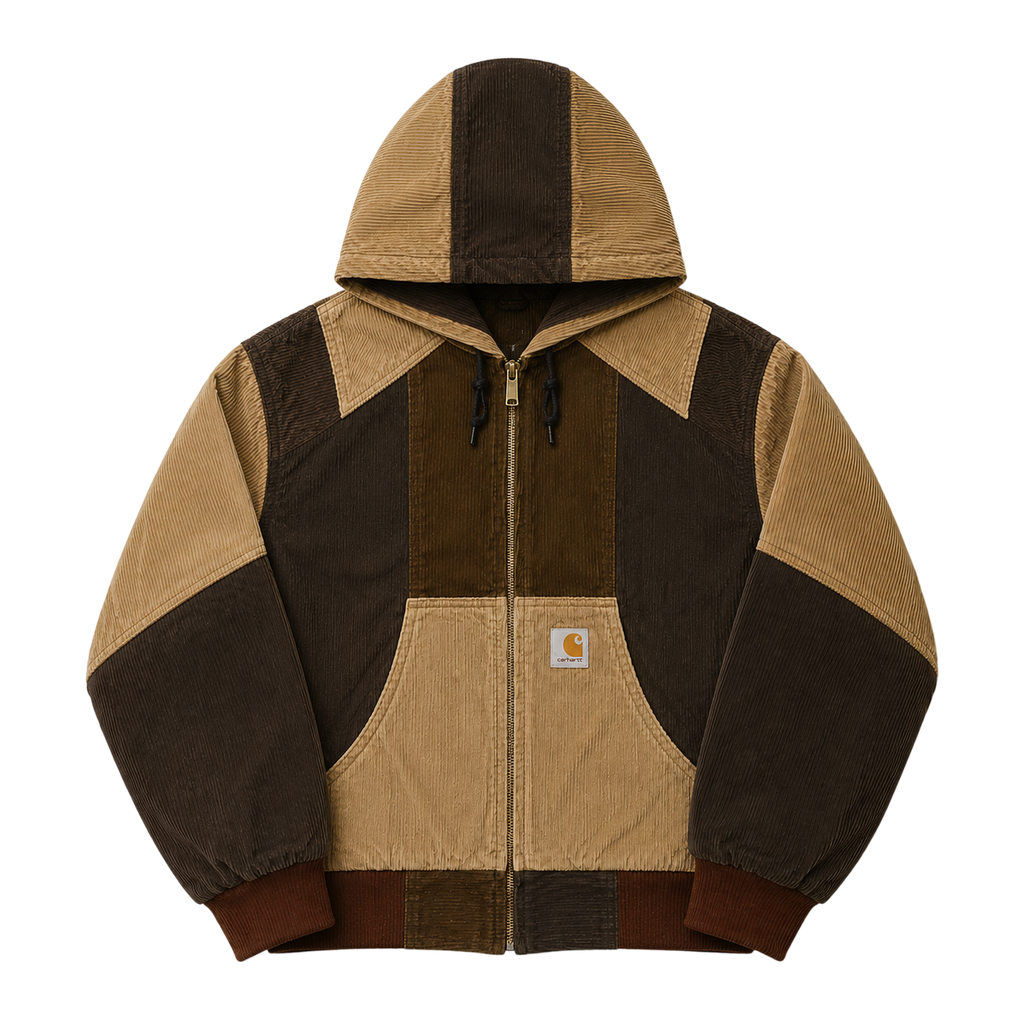 CARHARTT CORDUROY ACTIVE REWORKED JACKET (XXS)