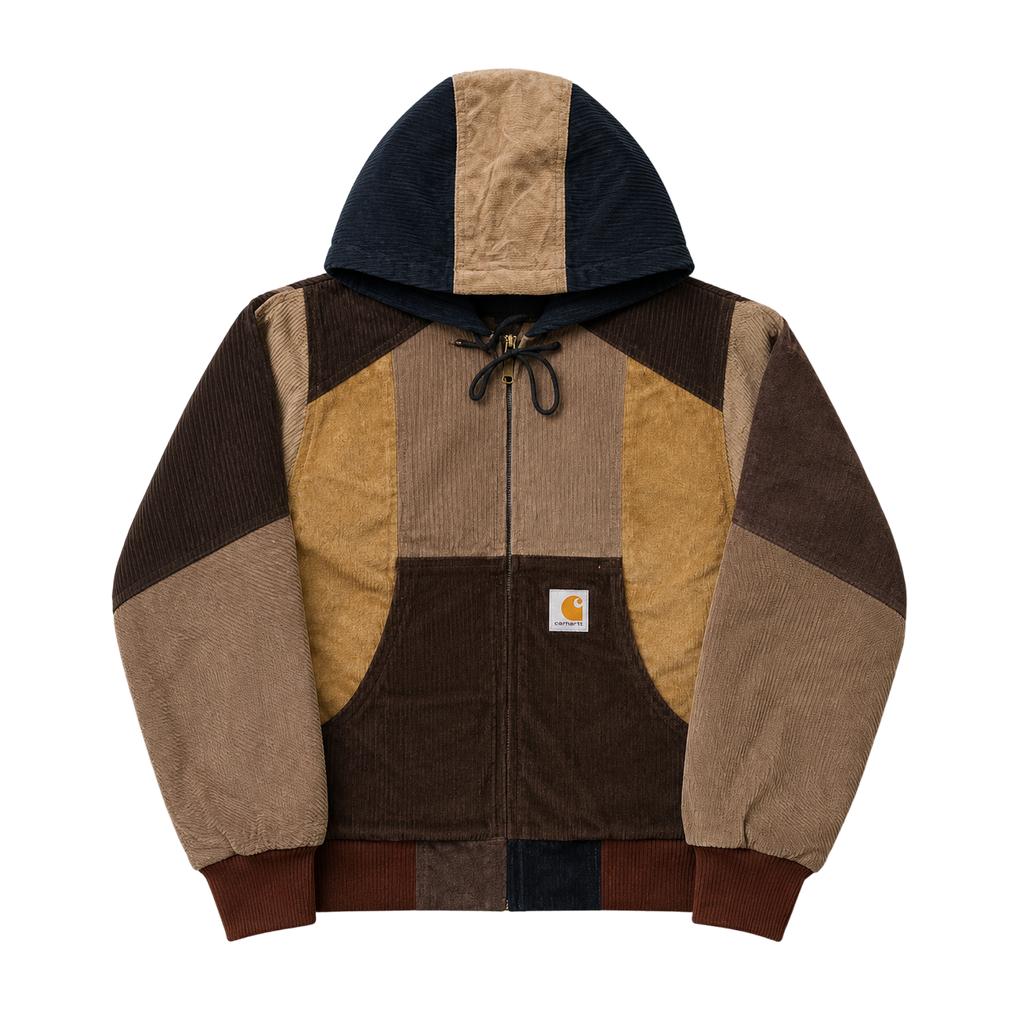 CARHARTT CORDUROY ACTIVE REWORKED JACKET (XXS)