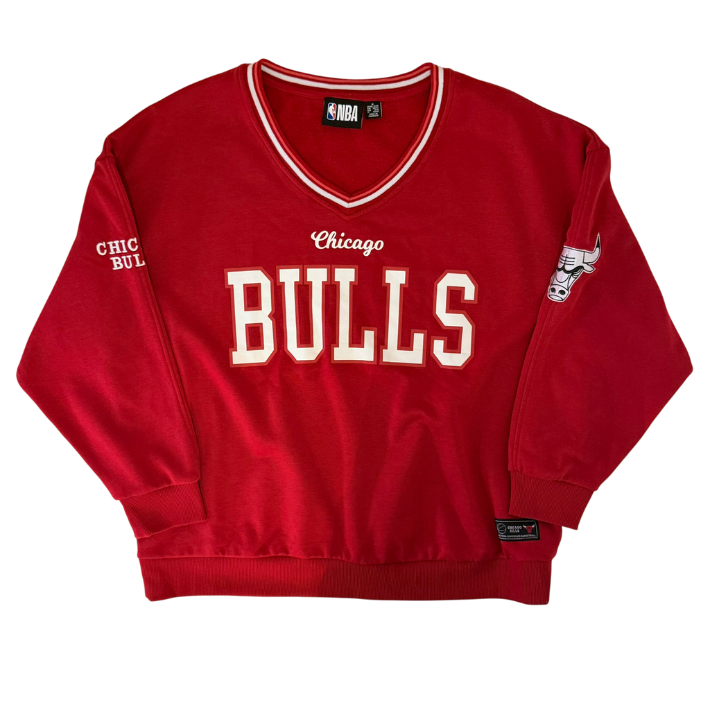 NBA EMBROIDERED CHICAGO BULLS SWEATER (M)