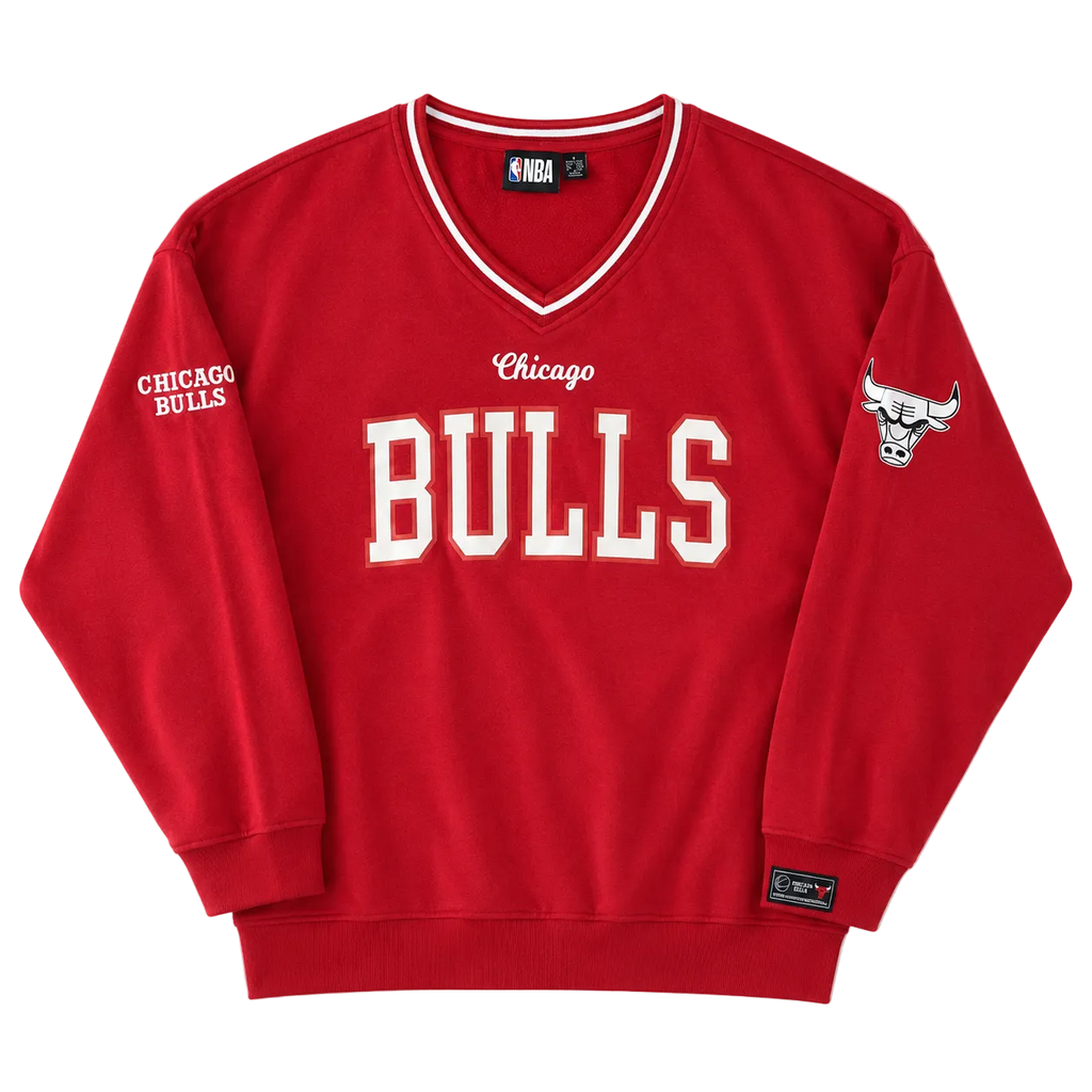 NBA EMBROIDERED CHICAGO BULLS SWEATER (M)