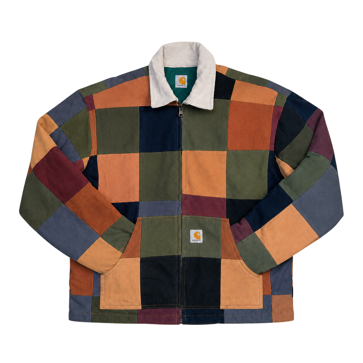 CARHARTT CHECKERED REWORKED JACKET (M)