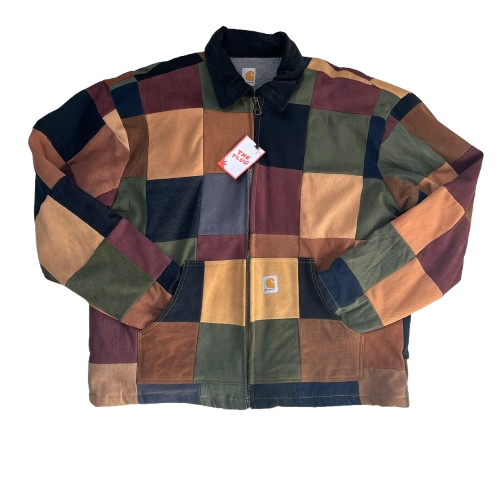 CARHARTT CHECKERED REWORKED JACKET (L)