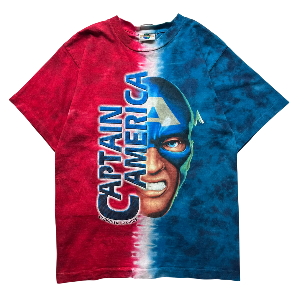 CAPTAIN AMERICA UNIVERSAL STUDIOS GRAPHIC TEE (M)