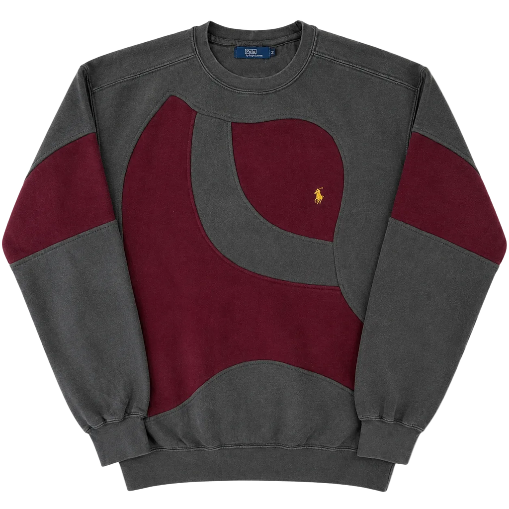 POLO RALPH LAUREN REWORKED SWEATER (M)