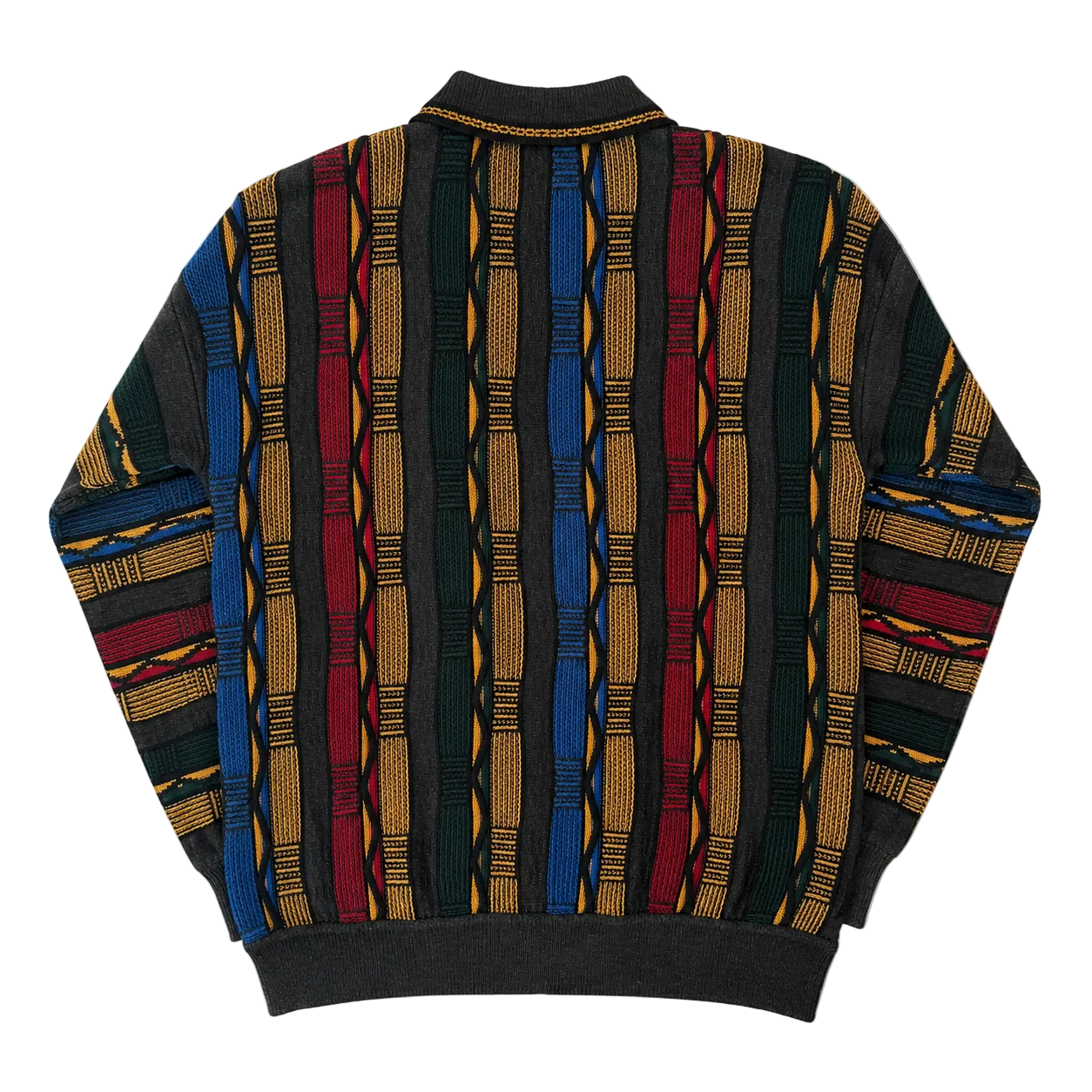 COOGI STYLE KNIT QUARTER ZIP SWEATER (XL)