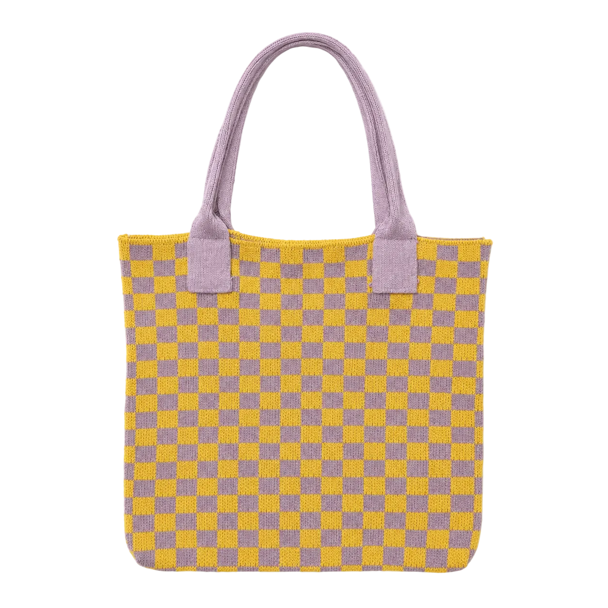 CHECKERED TOTE BAG
