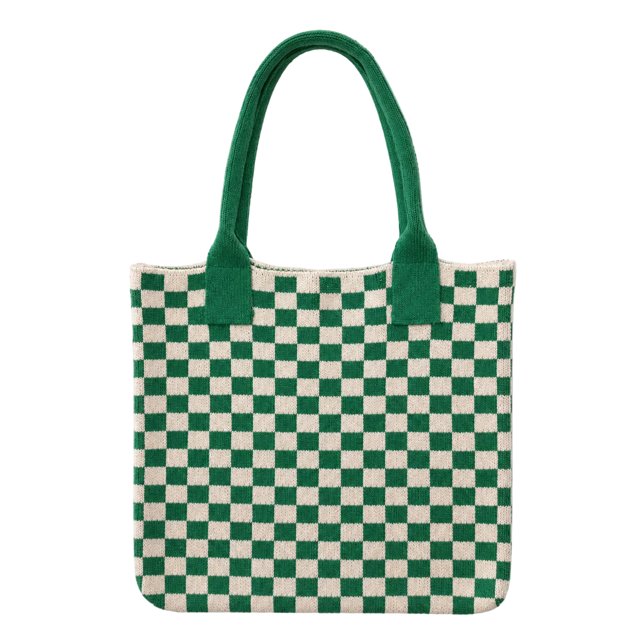 CHECKERED TOTE BAG