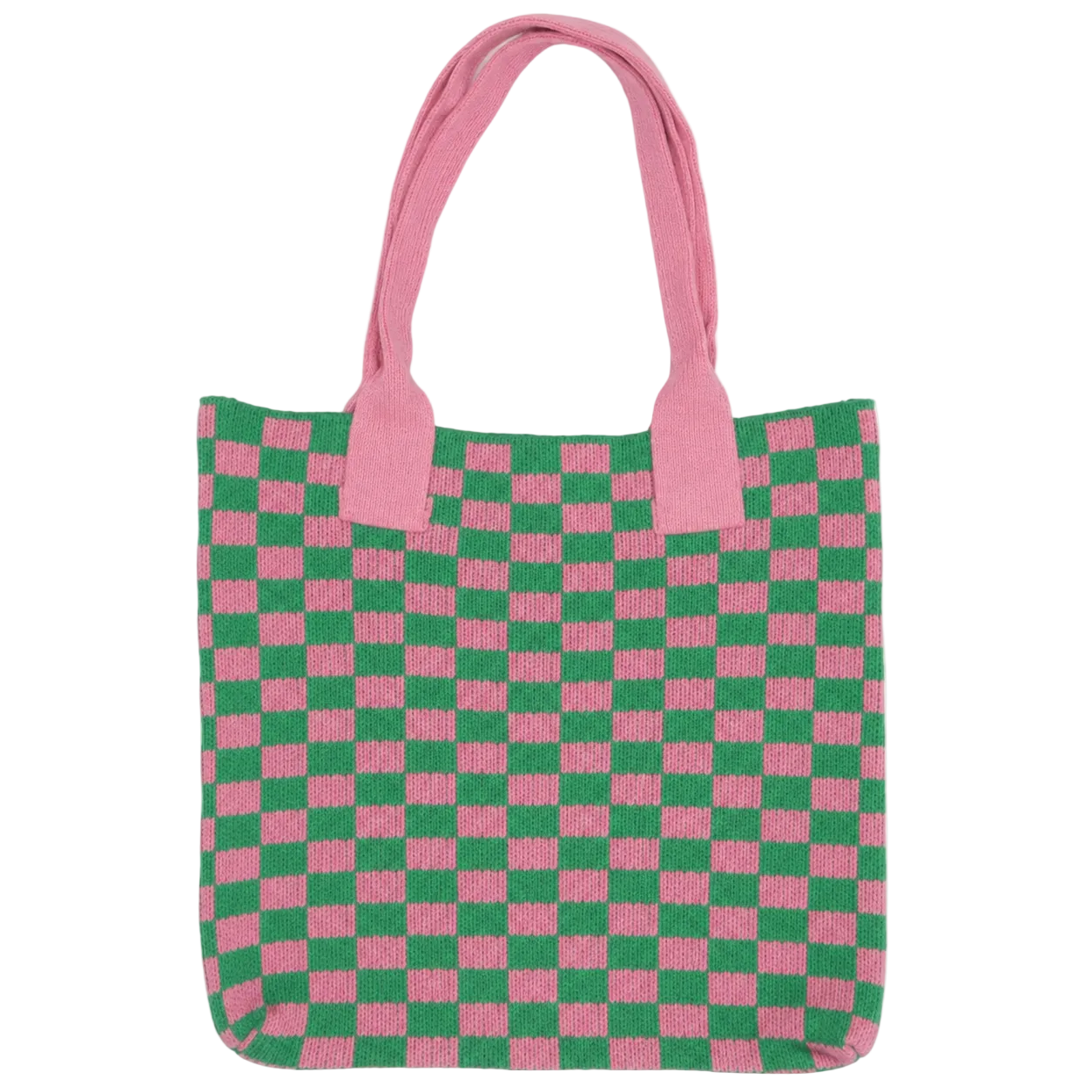 CHECKERED TOTE BAG