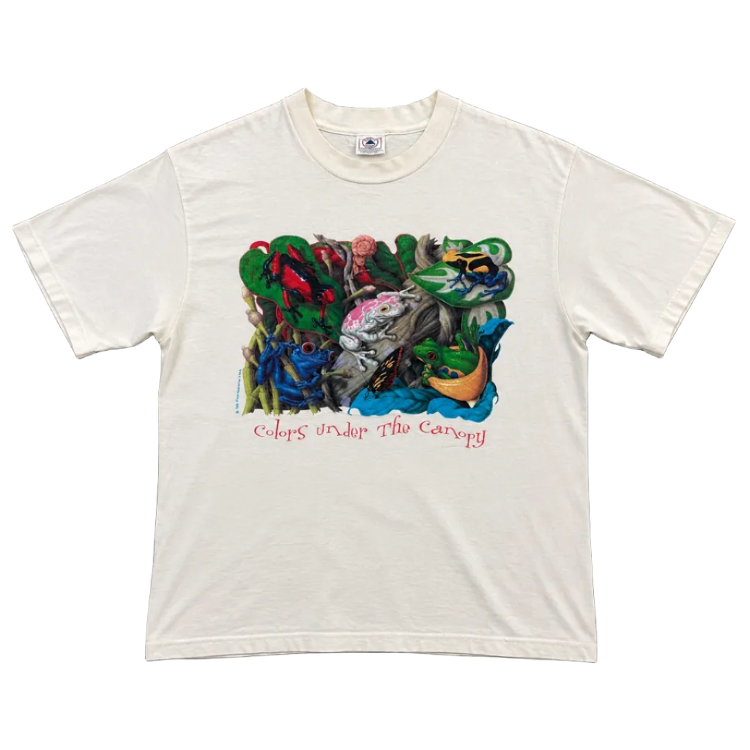 COLORS UNDER THE CANOPY FROG 90S GRAPHIC TEE (L)