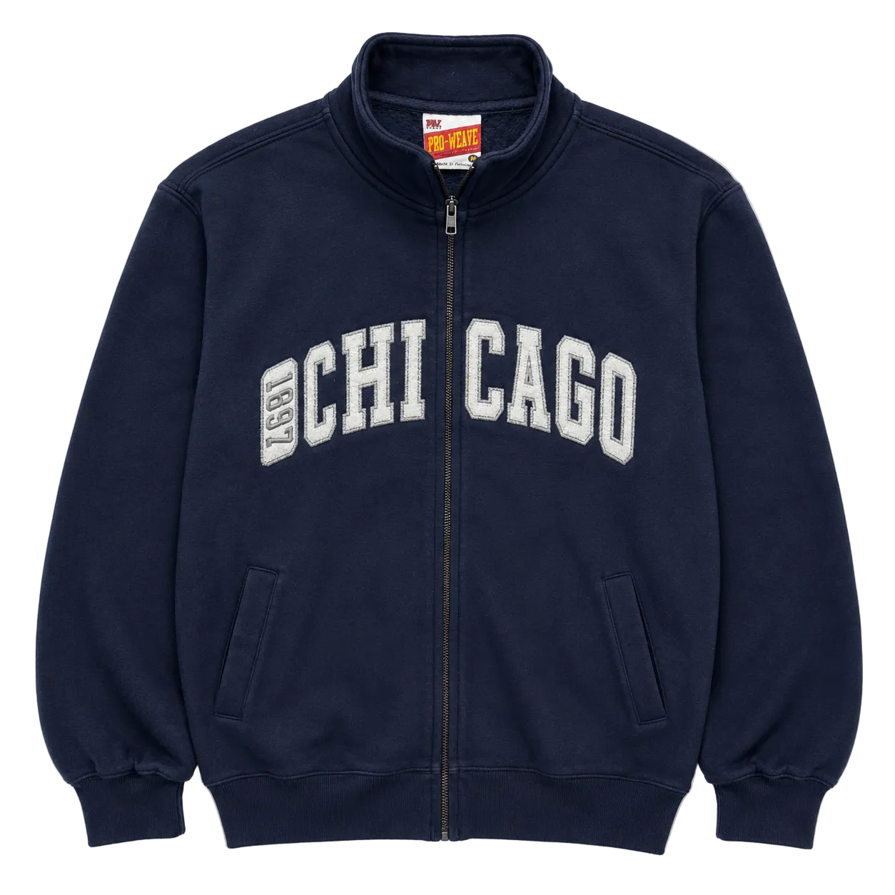 CHICAGO 1897 SPELLOUT ZIP-UP (M)