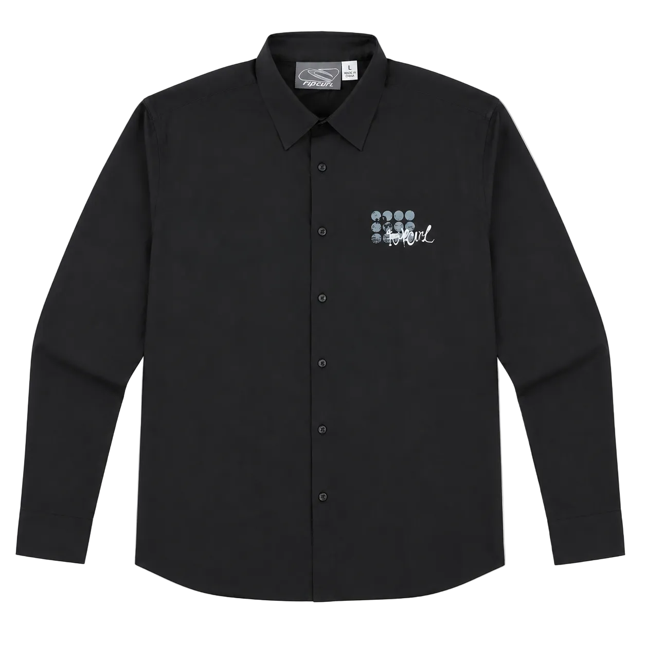 RIP CURL TROPICAL BACK PRINT SHIRT (L)