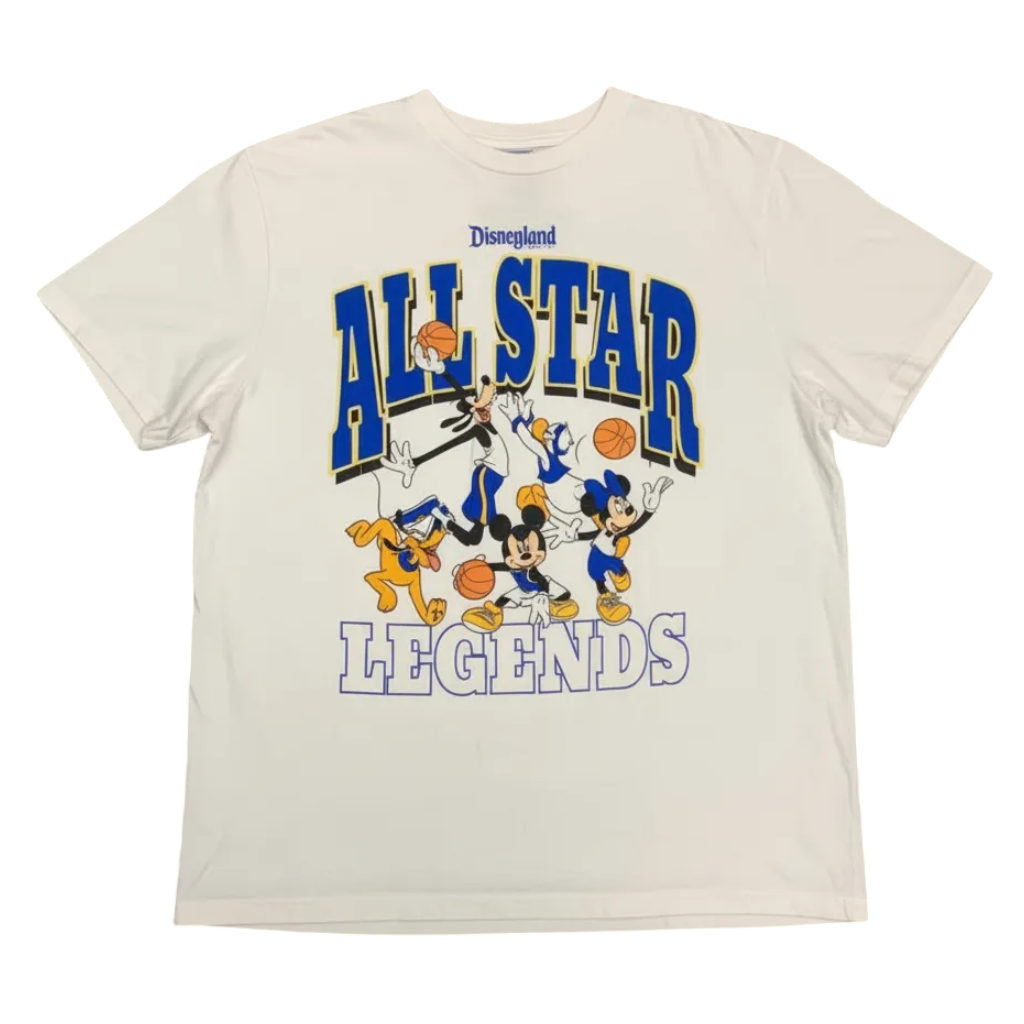 DISNEY ALL STAR LEGENDS BASKETBALL GRAPHIC TEE (M)