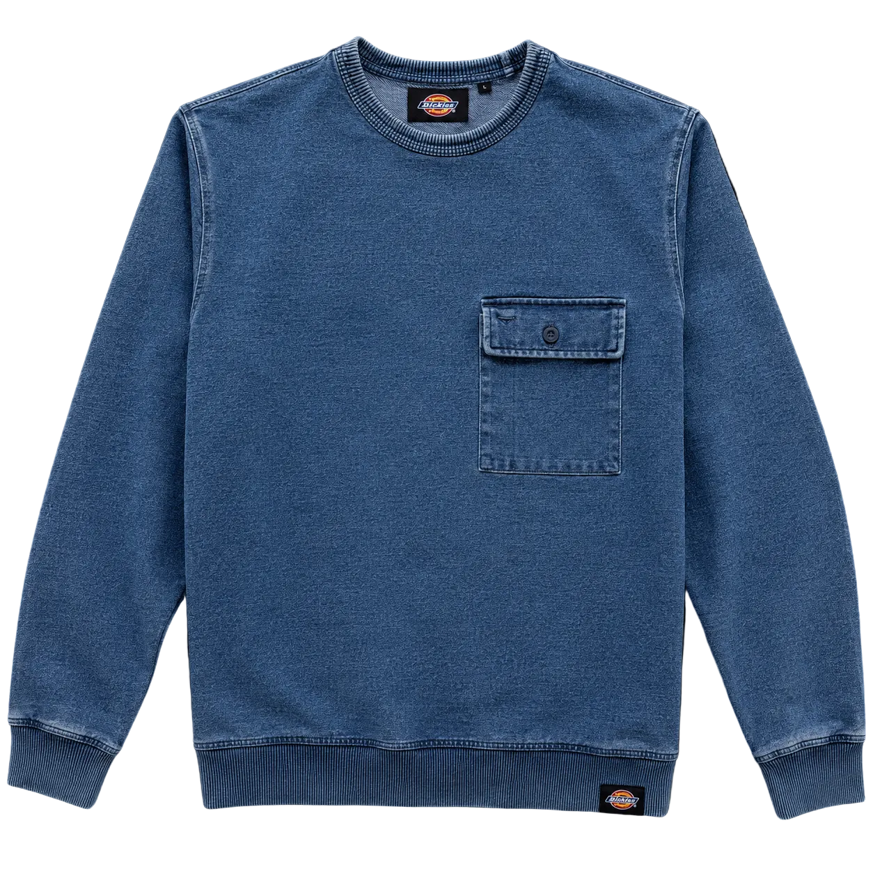 DICKIES DENIM POCKET SWEATER (S)