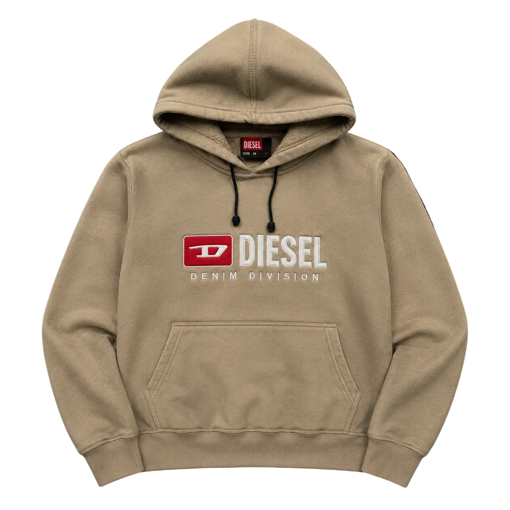 DIESEL BIG LOGO HOODIE (M)