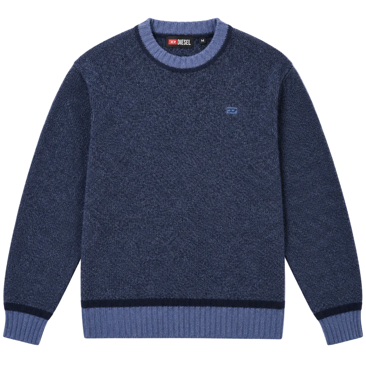 DIESEL SMALL LOGO KNIT SWEATER (M)