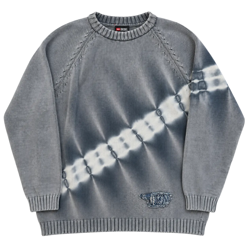 DIESEL TIE DYE KNIT SWEATER (XL)