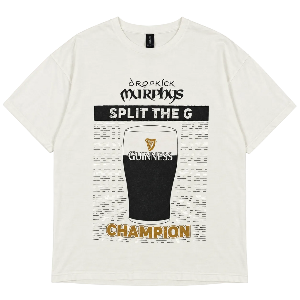 DROPKICK MURPHYS GUINNESS SPLIT THE G GRAPHIC TEE (L)