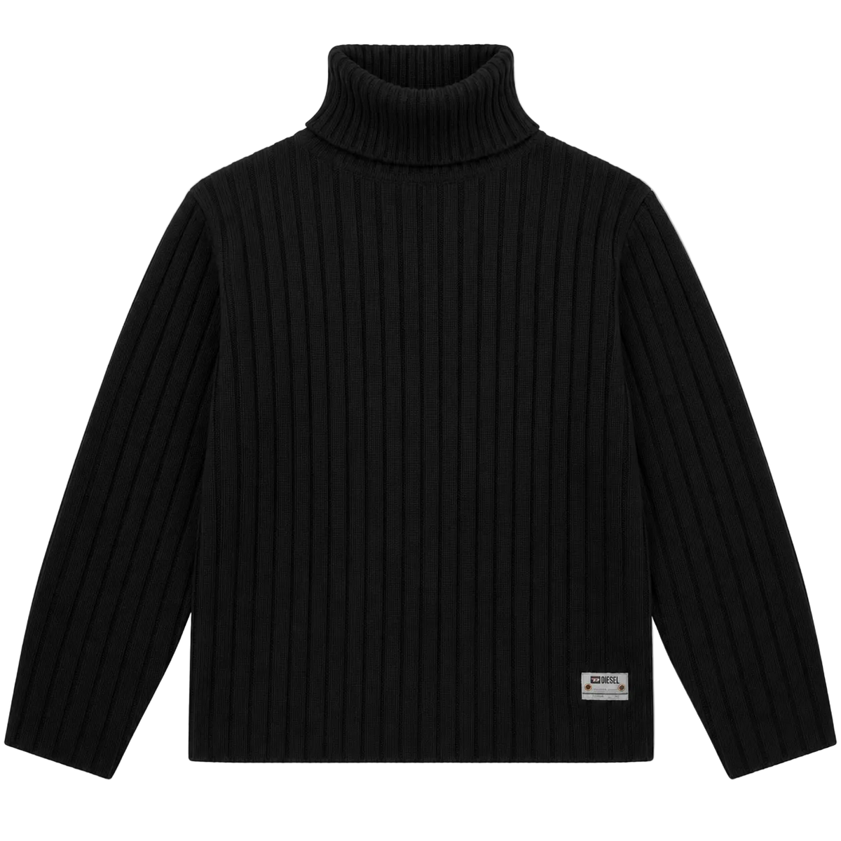 DIESEL RIBBED KNIT TURTLENECK SWEATER (L)