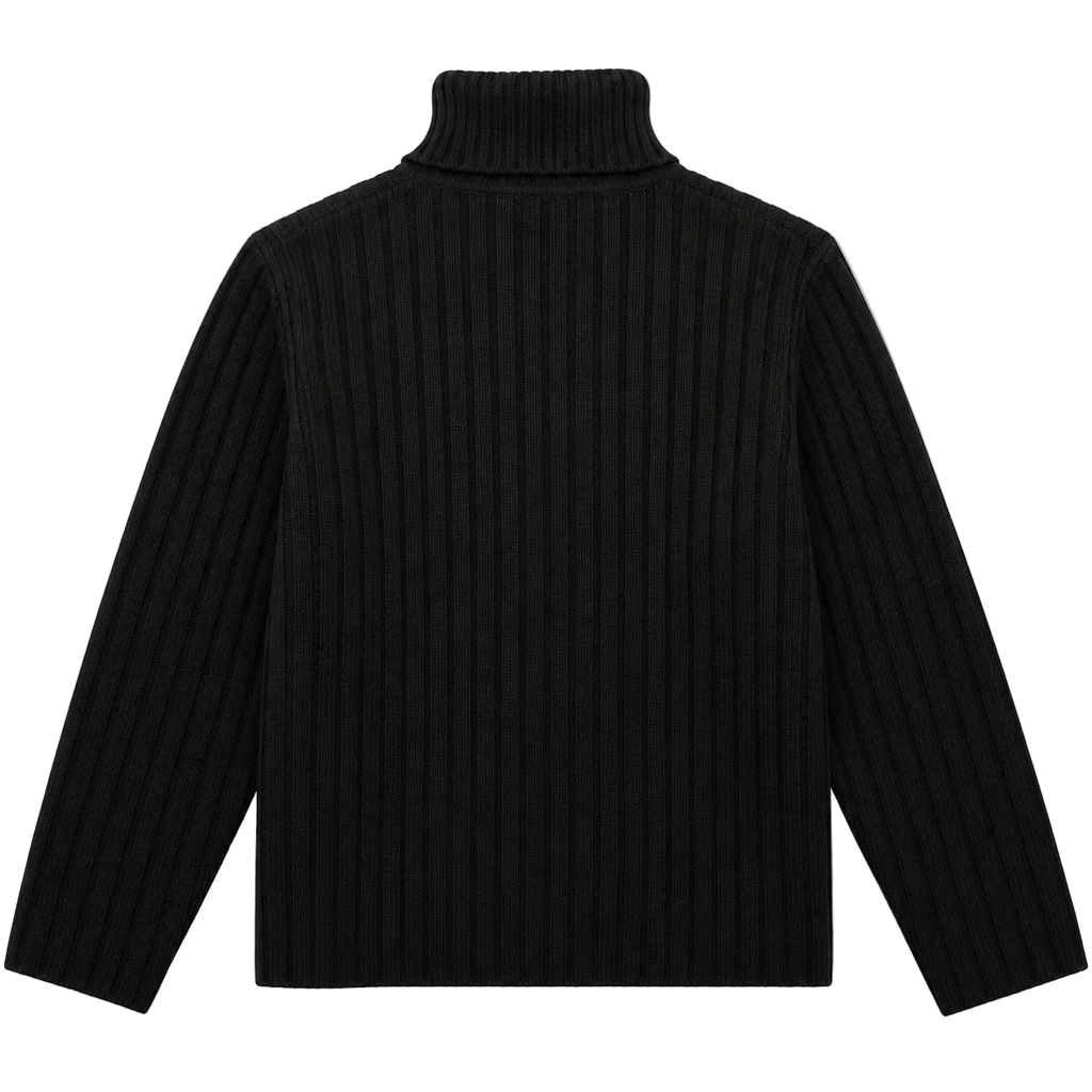 DIESEL RIBBED KNIT TURTLENECK SWEATER (L)