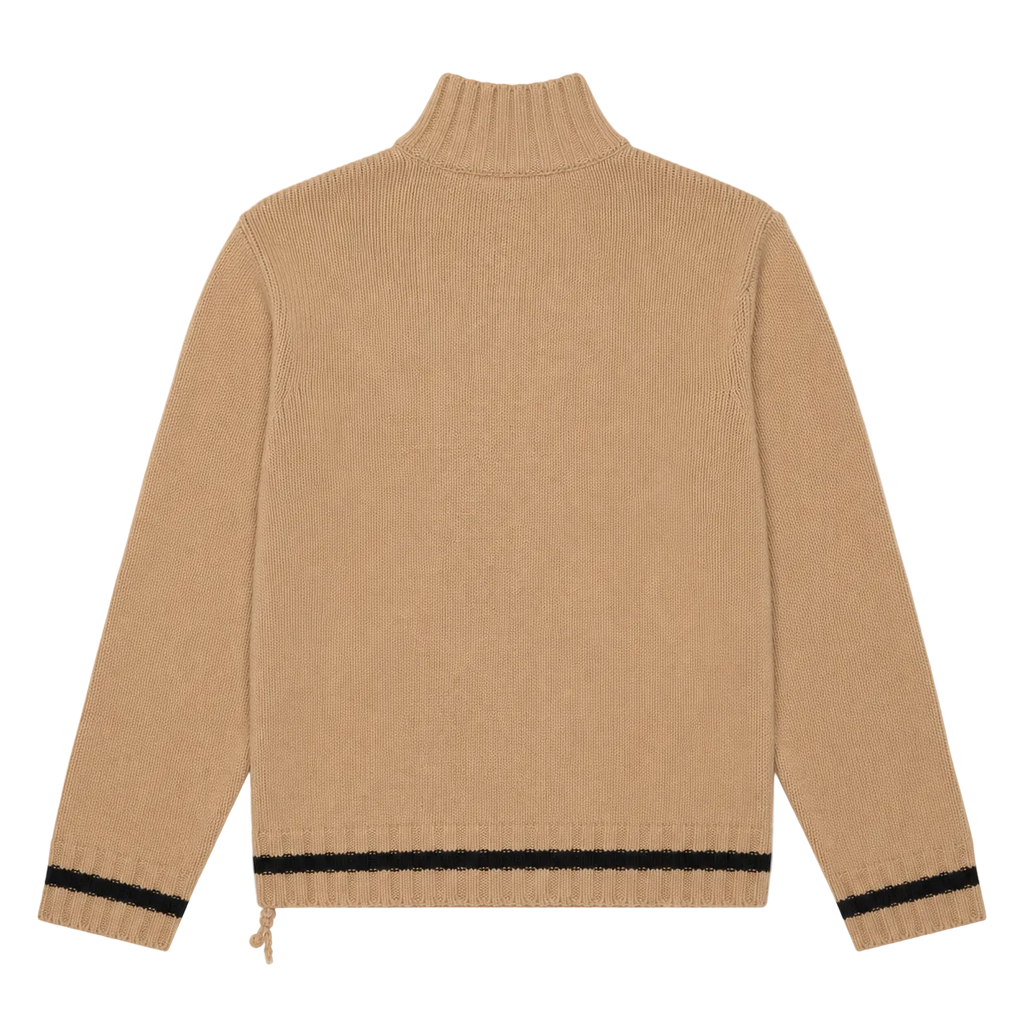 DIESEL KNIT QUARTER ZIP SWEATER (L)