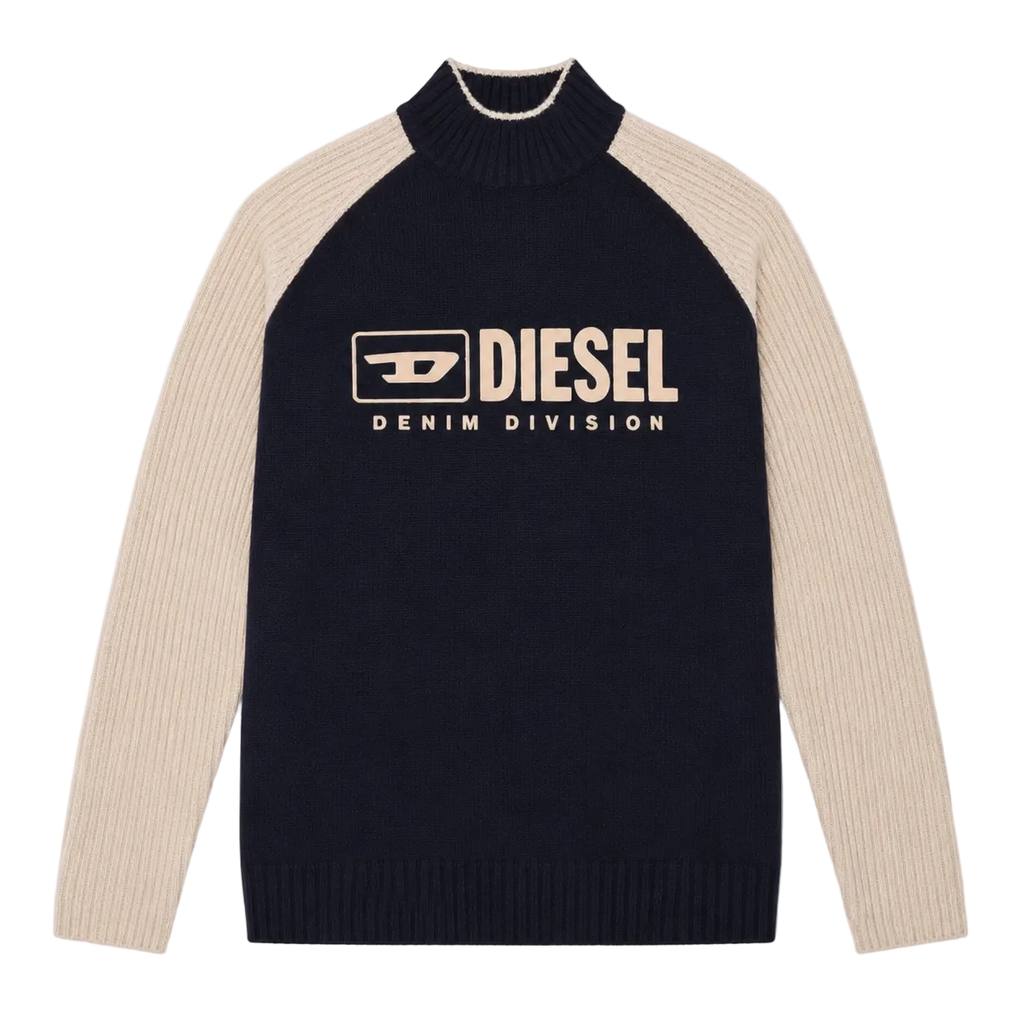 DIESEL BIG LOGO KNIT SWEATER (L)