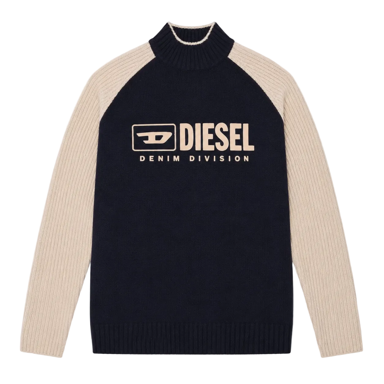 DIESEL BIG LOGO KNIT SWEATER (L)