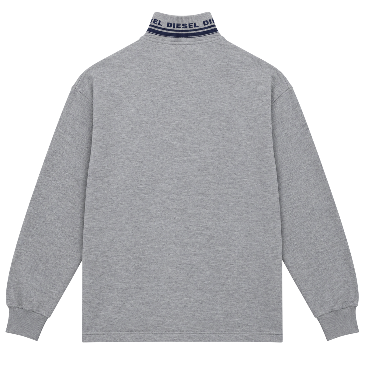 DIESEL LOGO COLLAR QUARTER ZIP SWEATER (L)
