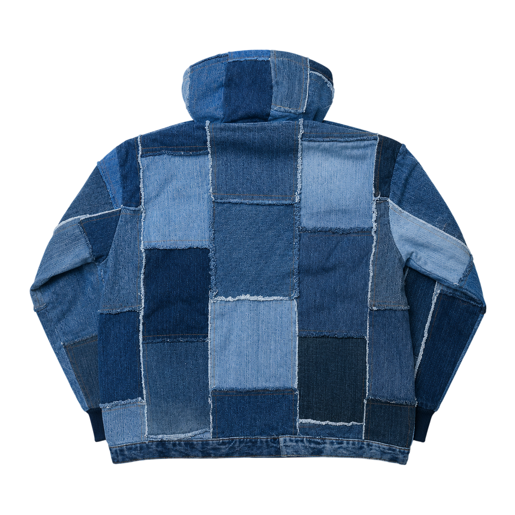 CARHARTT DENIM REWORKED JACKET (M)