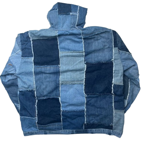 CARHARTT DENIM REWORKED JACKET (XL)