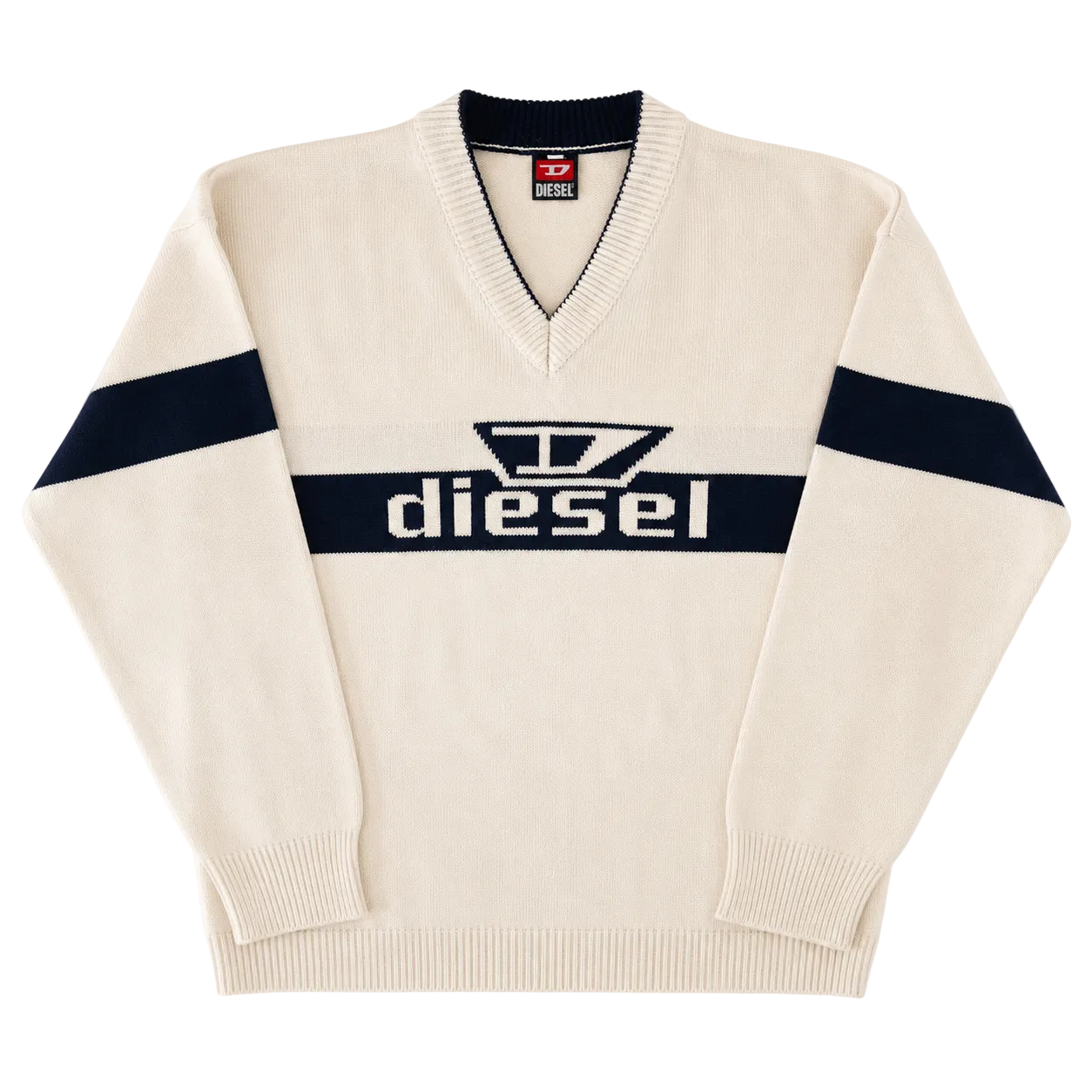 DIESEL BIG LOGO KNIT SWEATER (XXL)