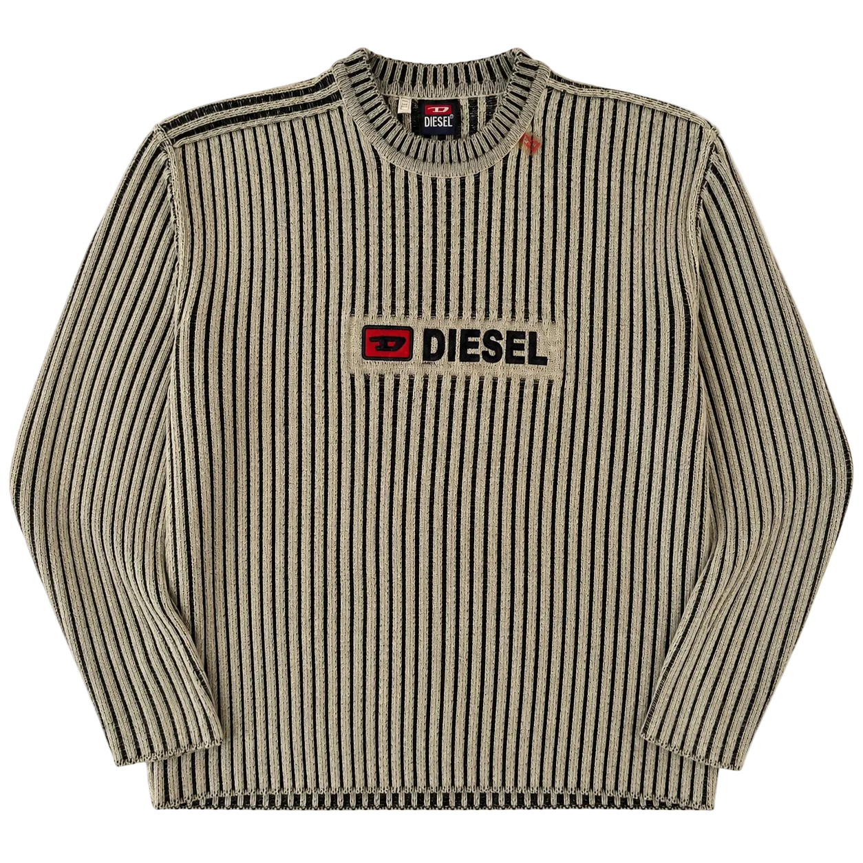 DIESEL BIG LOGO KNIT SWEATER (XXL)