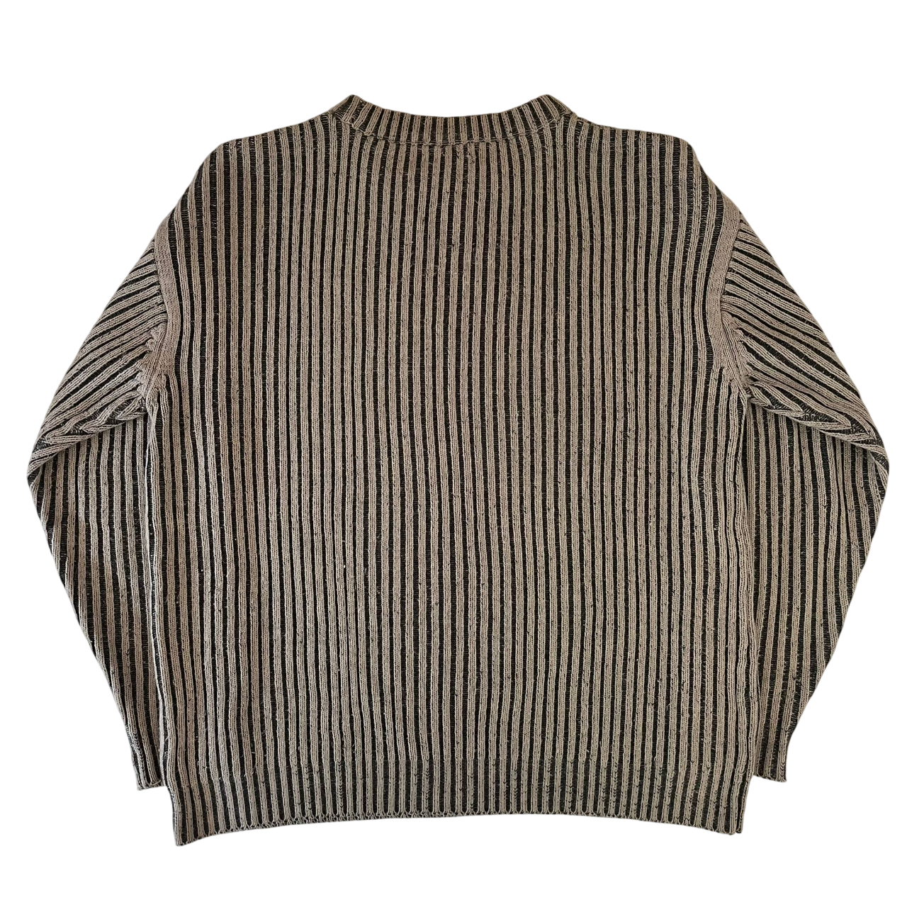 DIESEL STRIPED KNITTED SWEATER (XL)