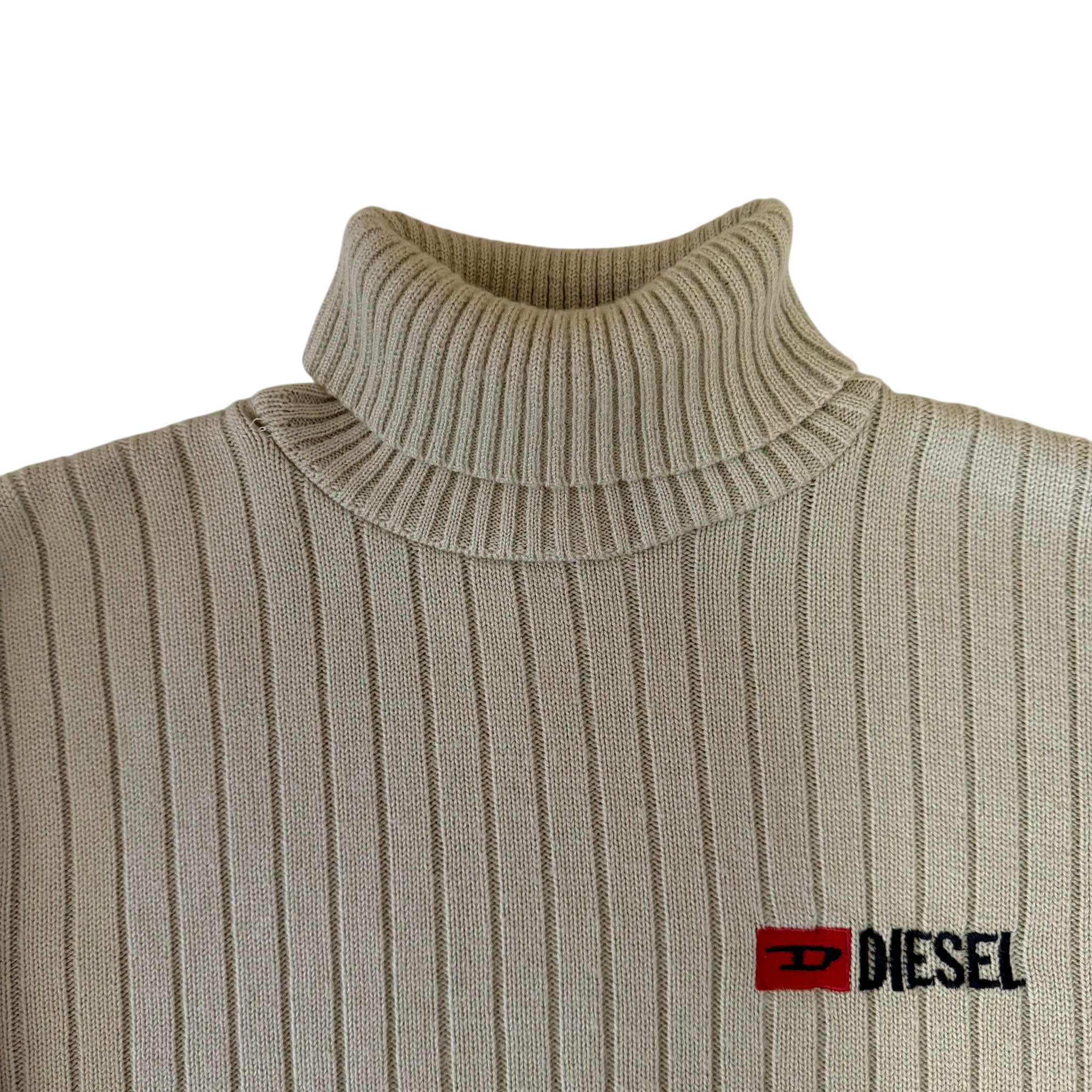 DIESEL KNIT TURTLENECK SWEATER (L)