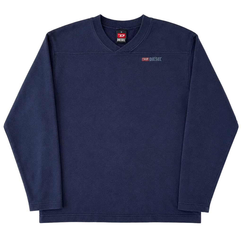 DIESEL SMALL LOGO SWEATER (M)