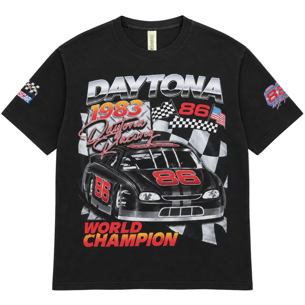DAYTONA 86 WORLD CHAMPION RACING GRAPHIC TEE (L)