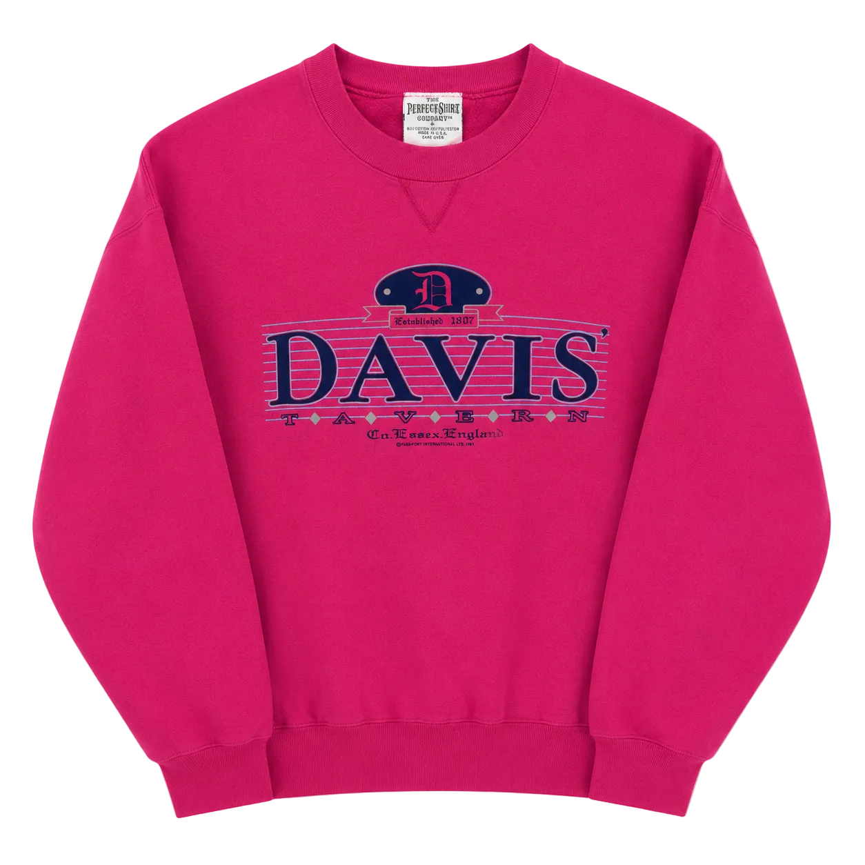 DAVIS TAVERN SPELL OUT LOGO SWEATER (M)