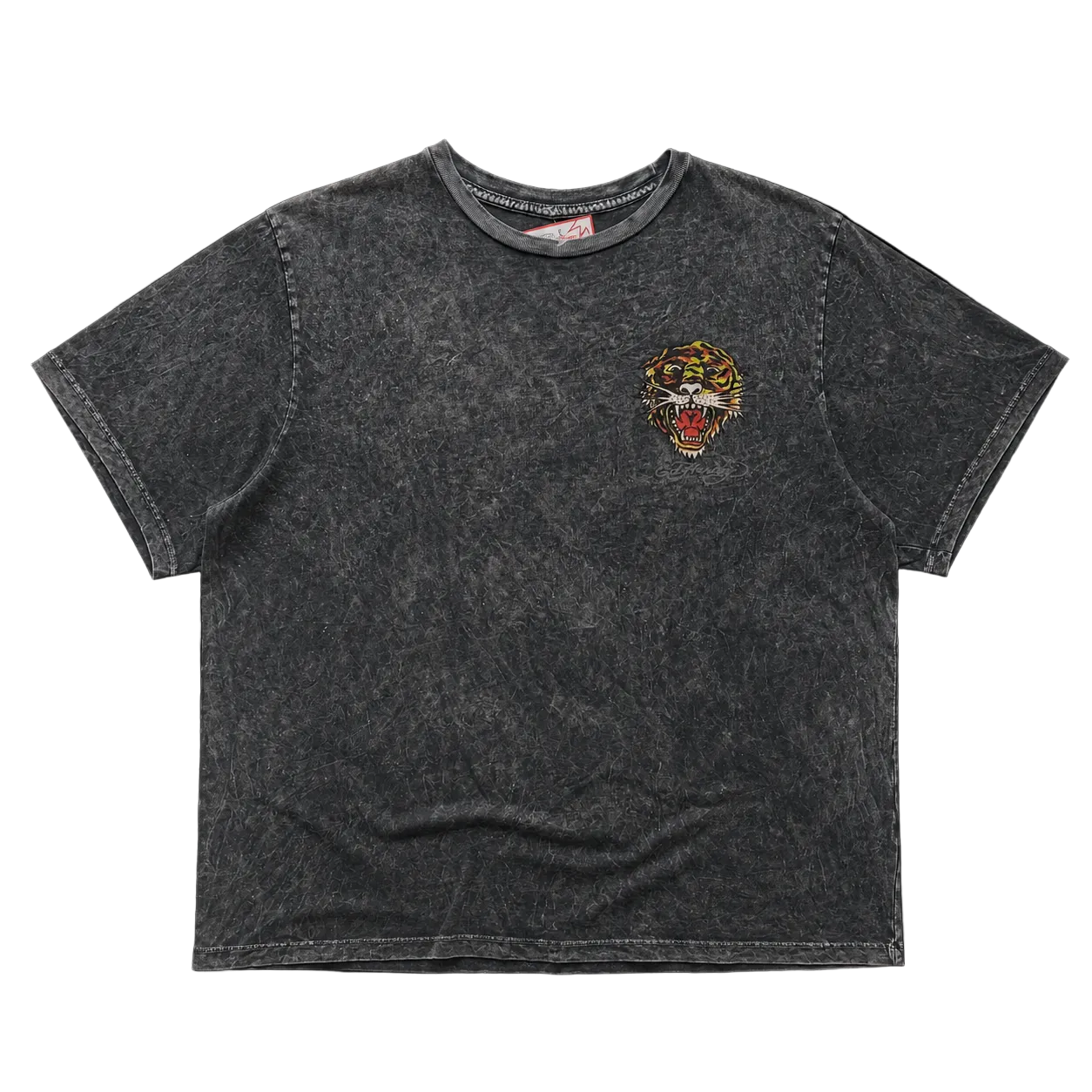 ED HARDY ACID WASH TIGER TEE (XXL)