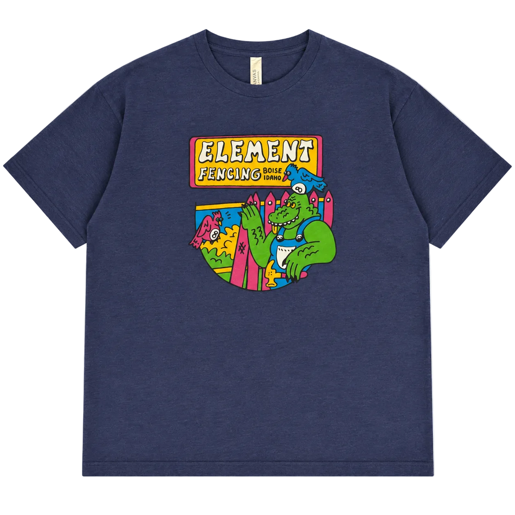 ELEMENT FENCING CARTOON GRAPHIC TEE (M)