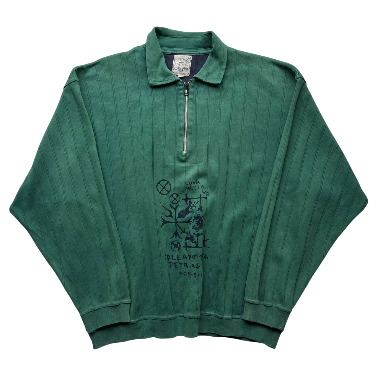 ENGBERS FASHION GRAPHIC PRINT QUARTER ZIP (L)