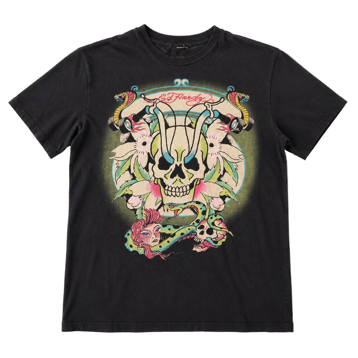 ED HARDY SKULL RIDER TEE (S)