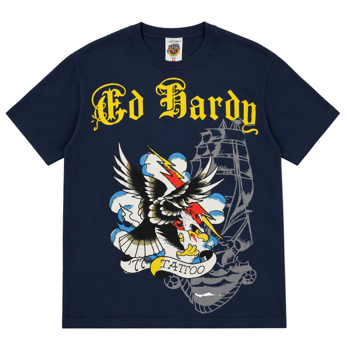 ED HARDY EAGLE TATTOO GRAPHIC TEE (M)