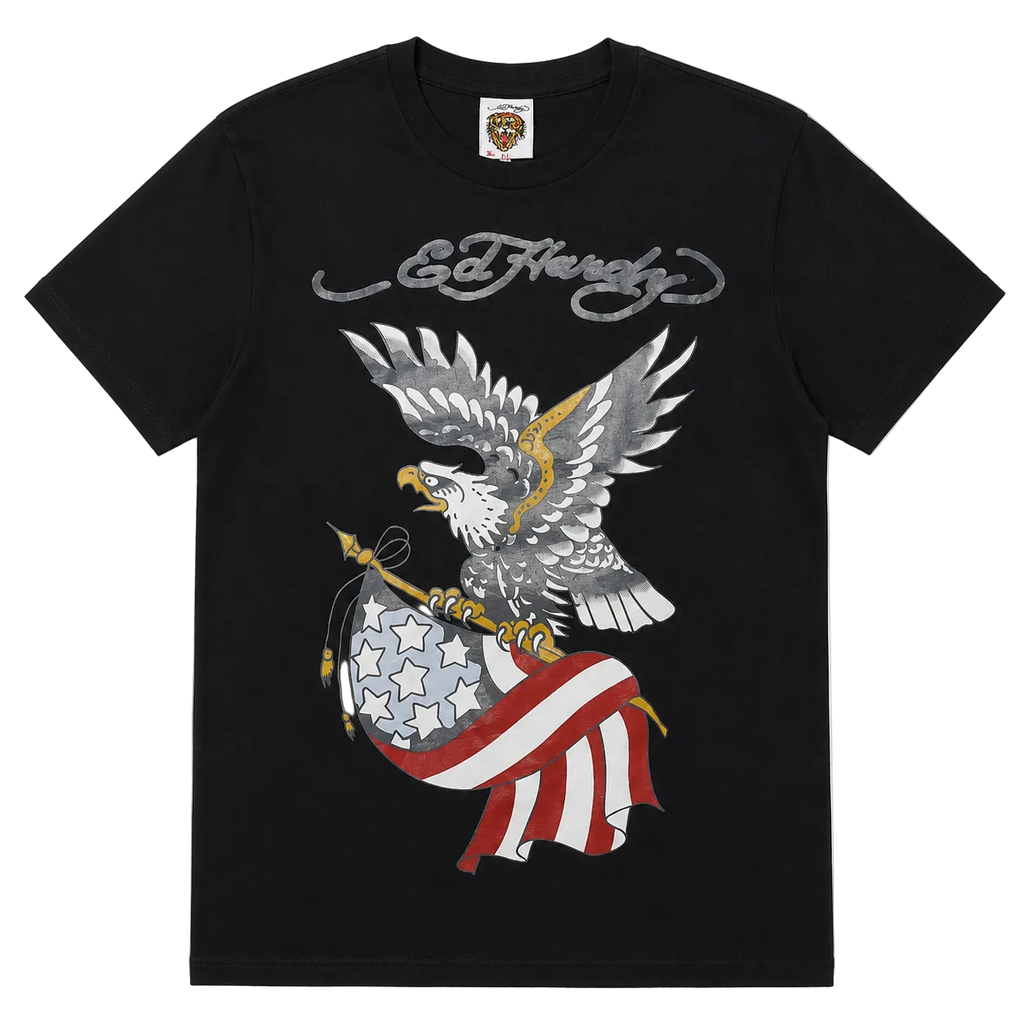 ED HARDY USA FLAG TEE (XL)
